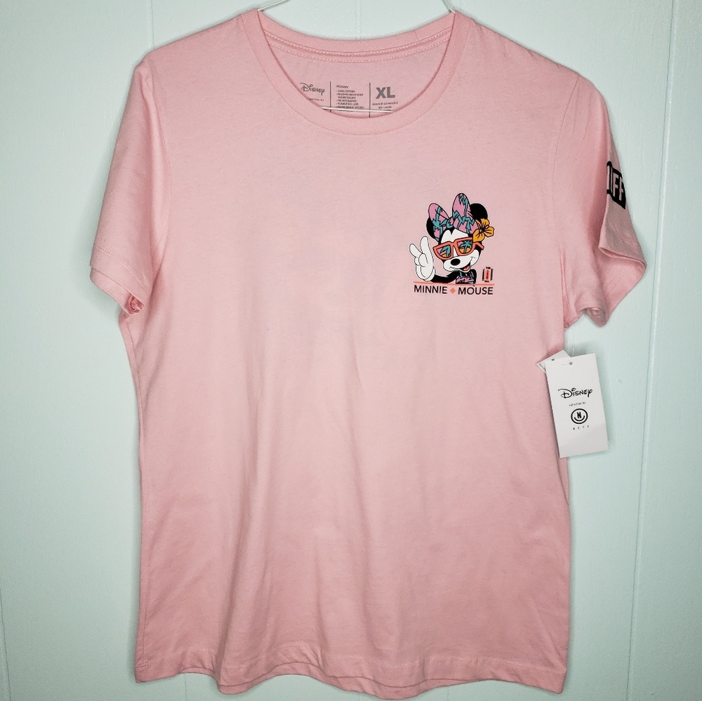 Disney Minnie Mouse tropical pink tshirt